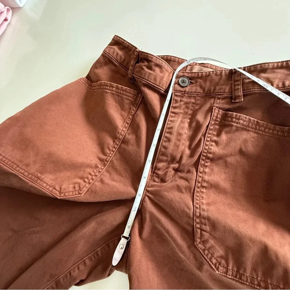 Universal Thread-Women’s HighRise Barrel Leg Cropped Pants-Brown-Relaxed- Size 6 - Picture 10 of 11